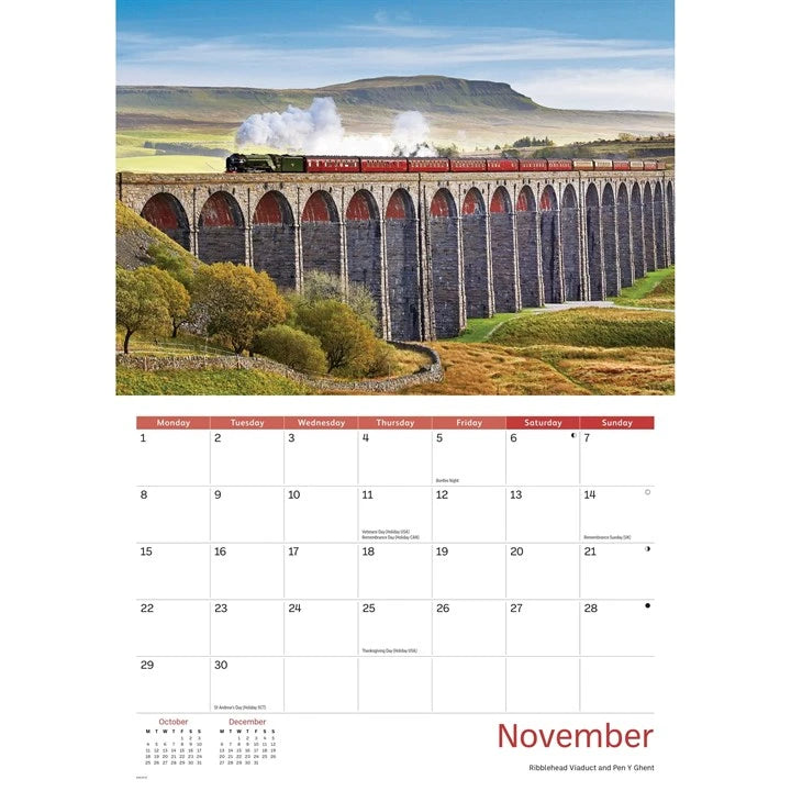 Yorkshire Dales 2027 A4 Calendar