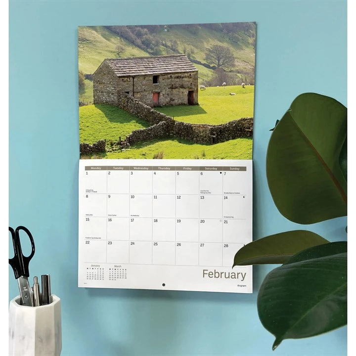 Yorkshire Dales 2027 A4 Calendar