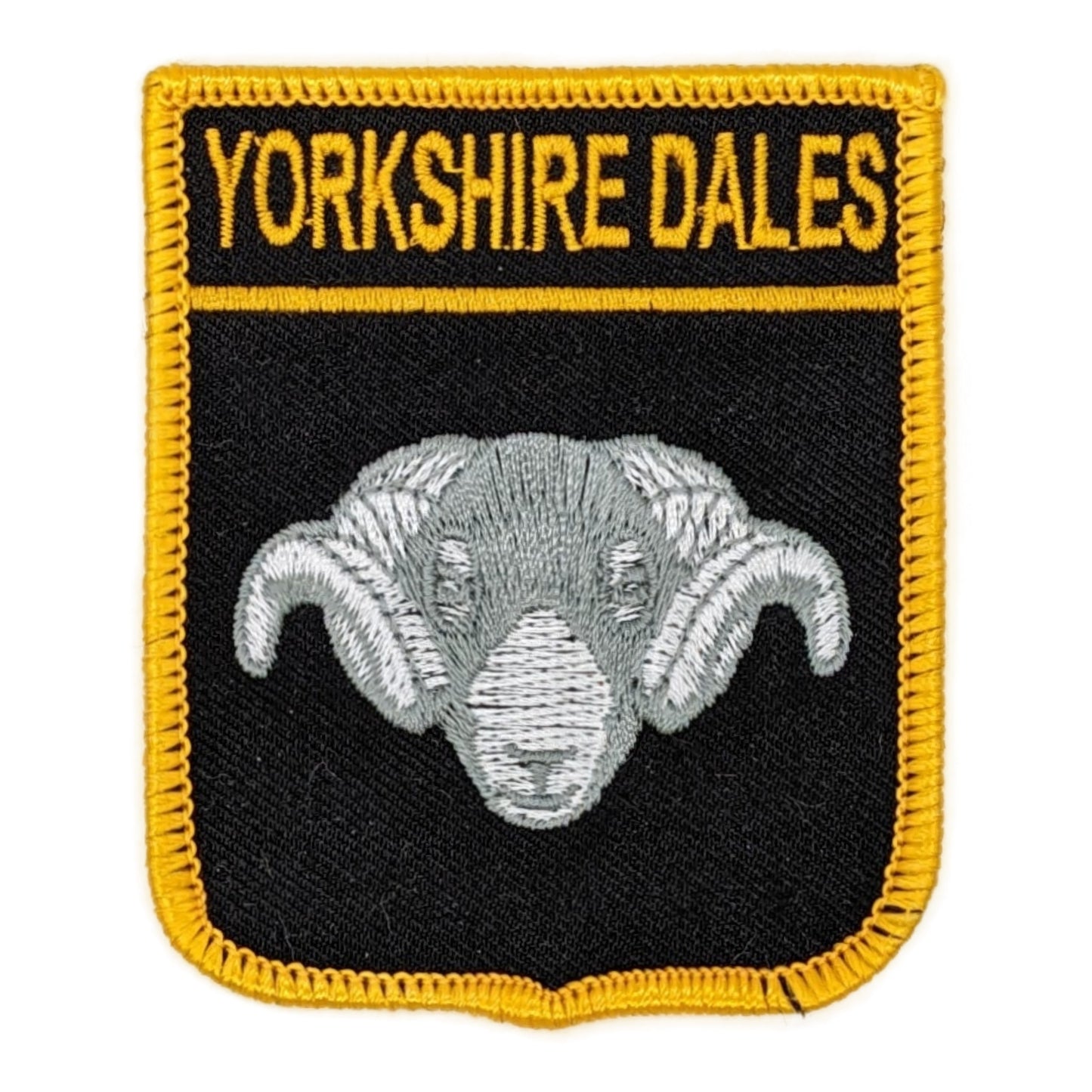Yorkshire Dales Shield Embroidered Patch Badge - The Great Yorkshire Shop