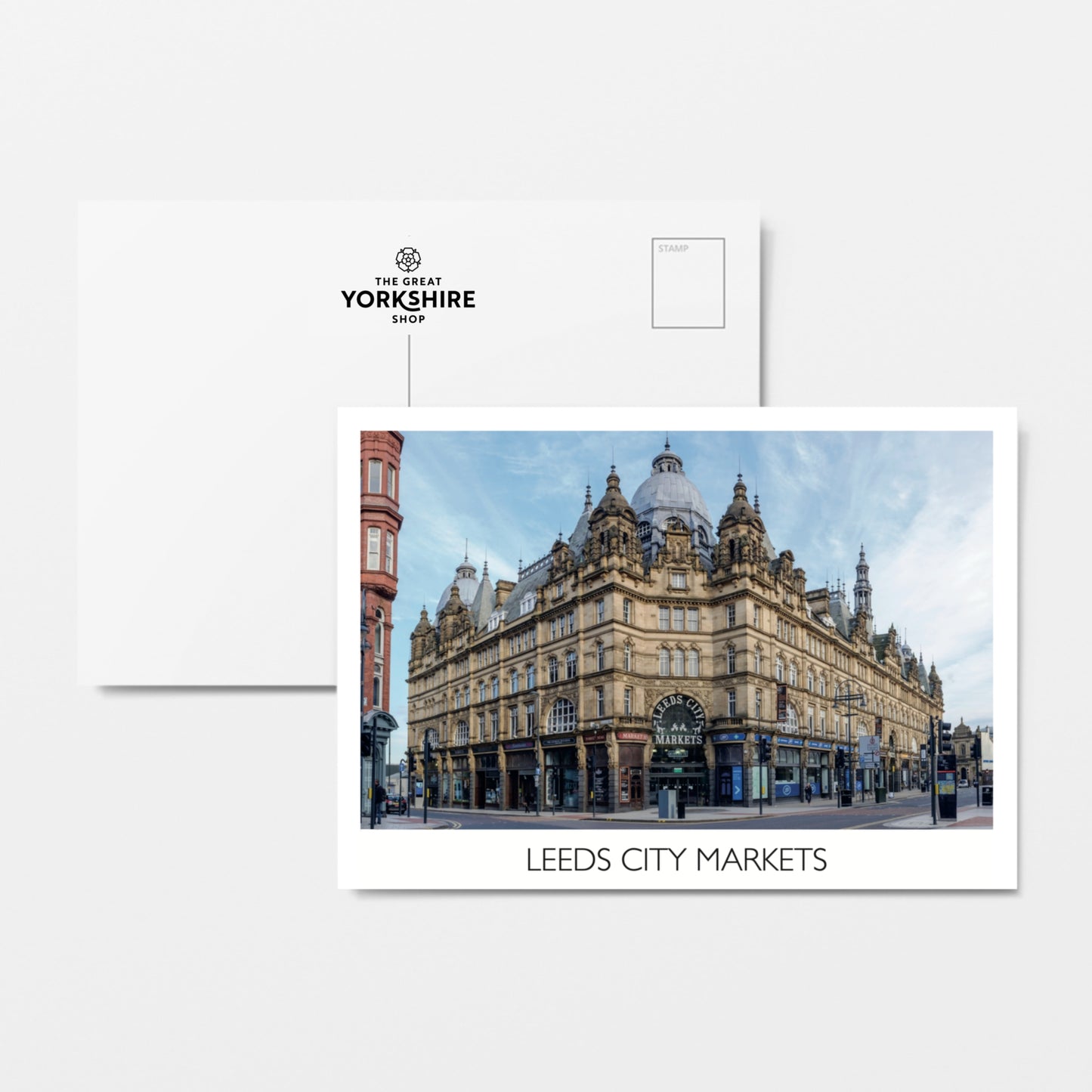 Leeds City Markets Postcard - The Great Yorkshire Shop