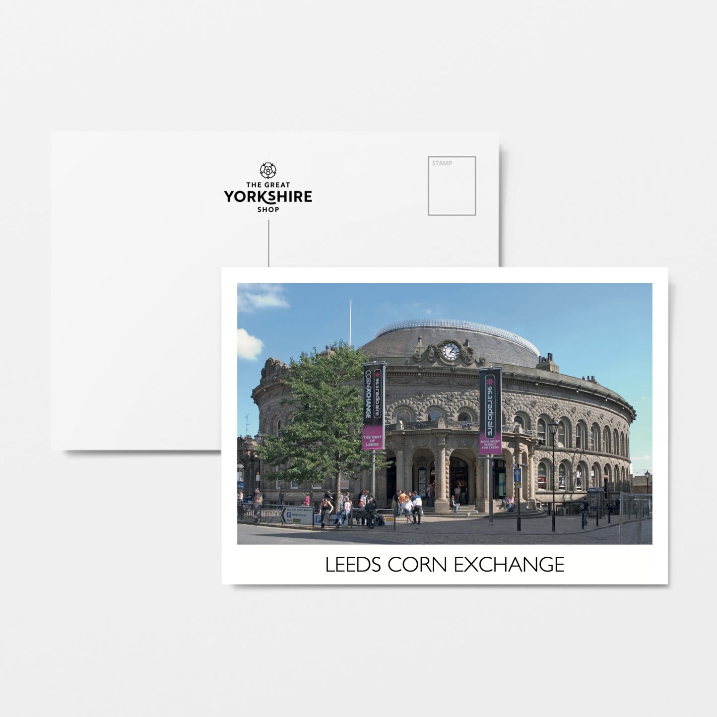 Leeds Corn Exchange Postcard - The Great Yorkshire Shop