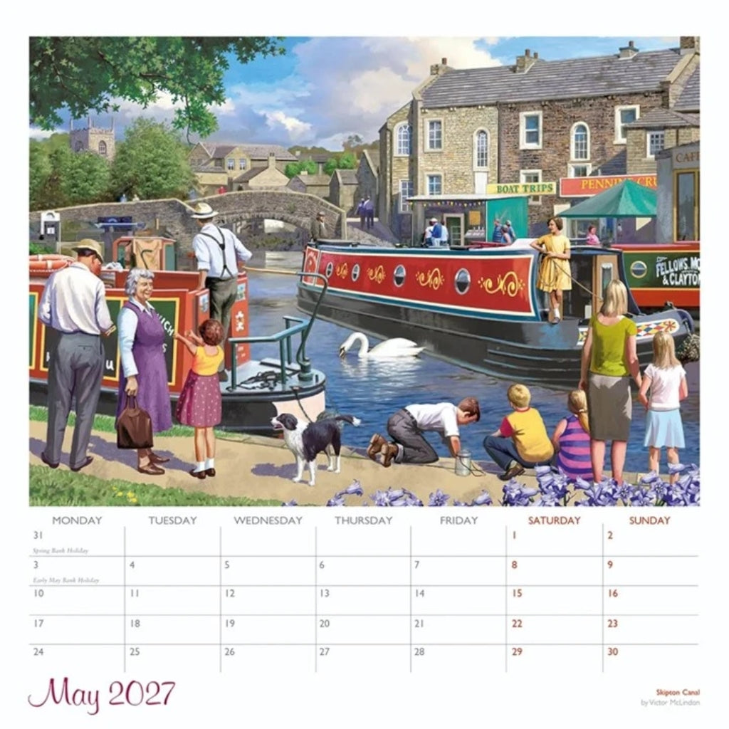 Yorkshire Nostalgic 2027 Calendar