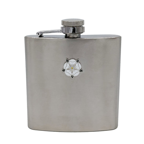 Traditional Yorkshire Rose Hip Flask - The Great Yorkshire Shop