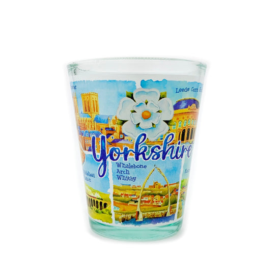 Yorkshire Scenes Shot Glass - The Great Yorkshire Shop