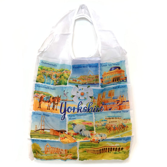 Yorkshire Scene Fold Up Shopping Bag - The Great Yorkshire Shop