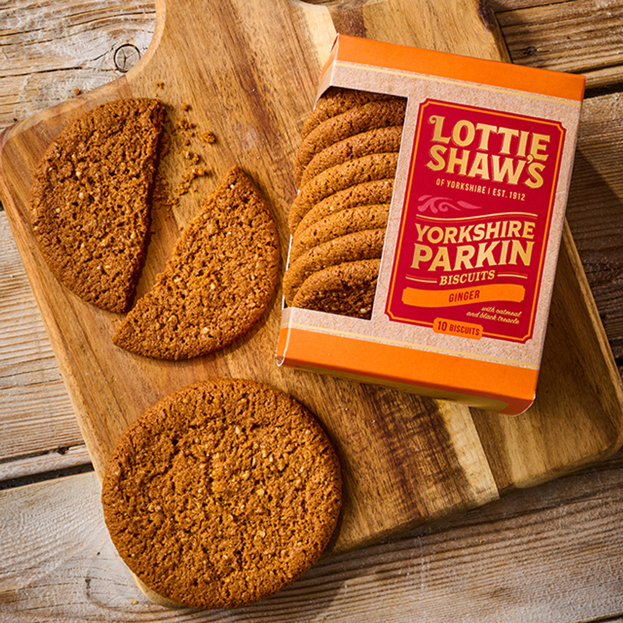 Large Ginger Parkin Biscuits