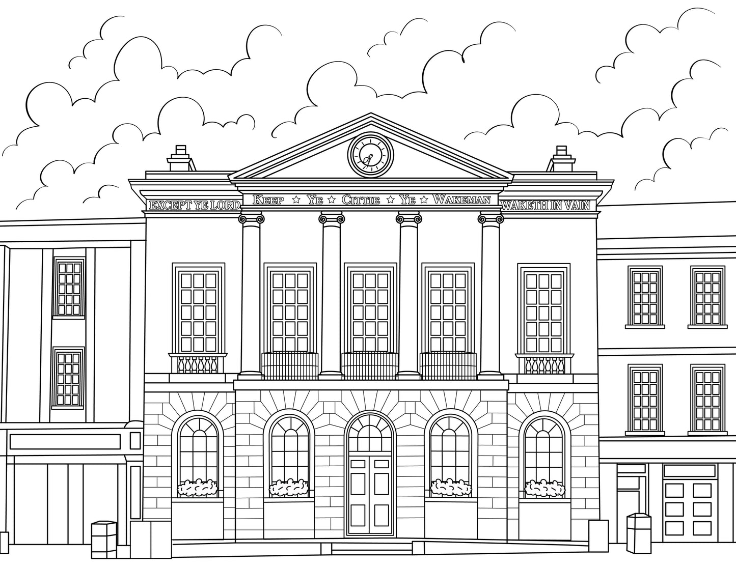 Colour in Ripon A4 Colouring Book - The Great Yorkshire Shop