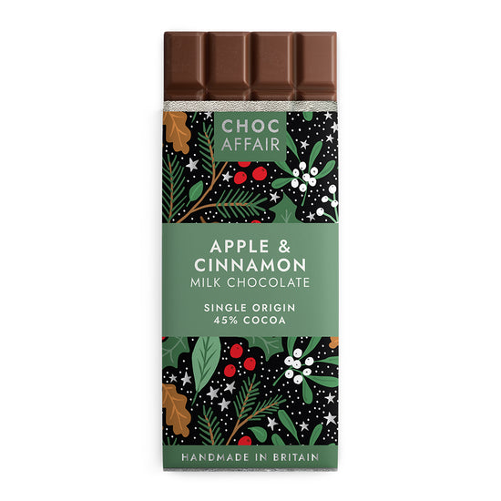 Apple & Cinnamon Milk Chocolate Bar