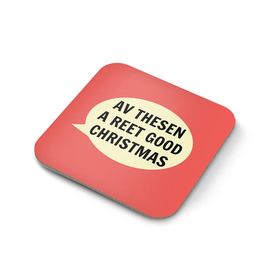 Av Thesen A Reet Good Christmas Coaster - The Great Yorkshire Shop