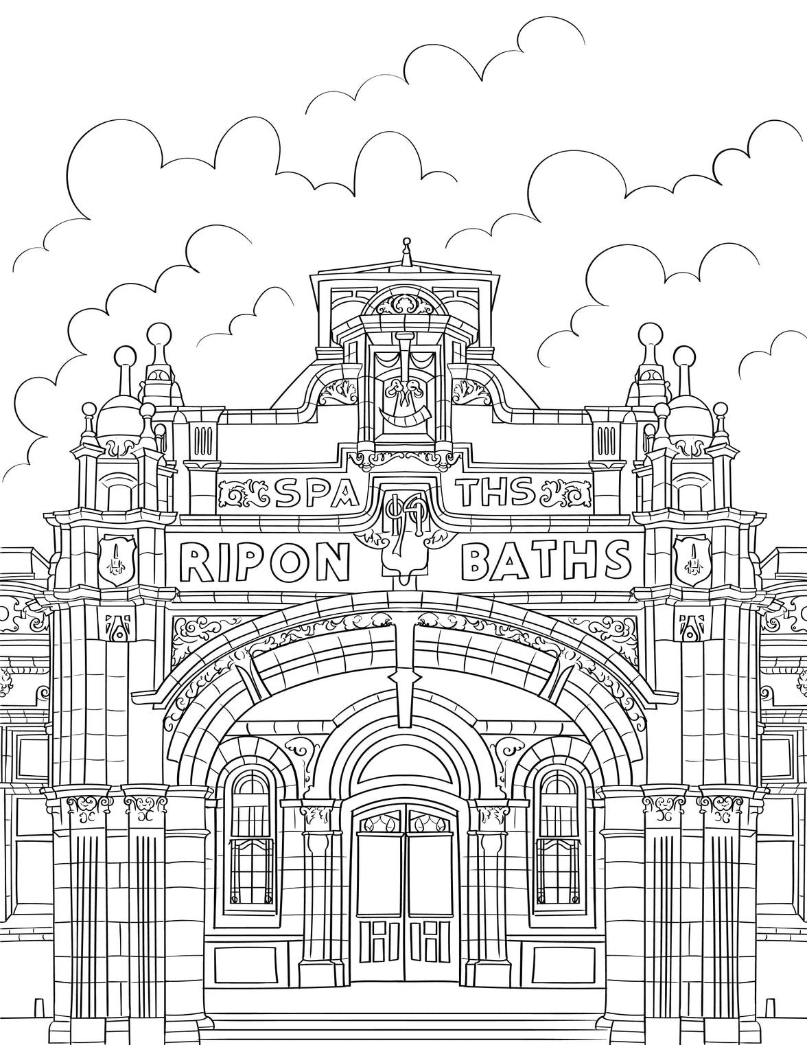 Colour in Ripon A4 Colouring Book - The Great Yorkshire Shop