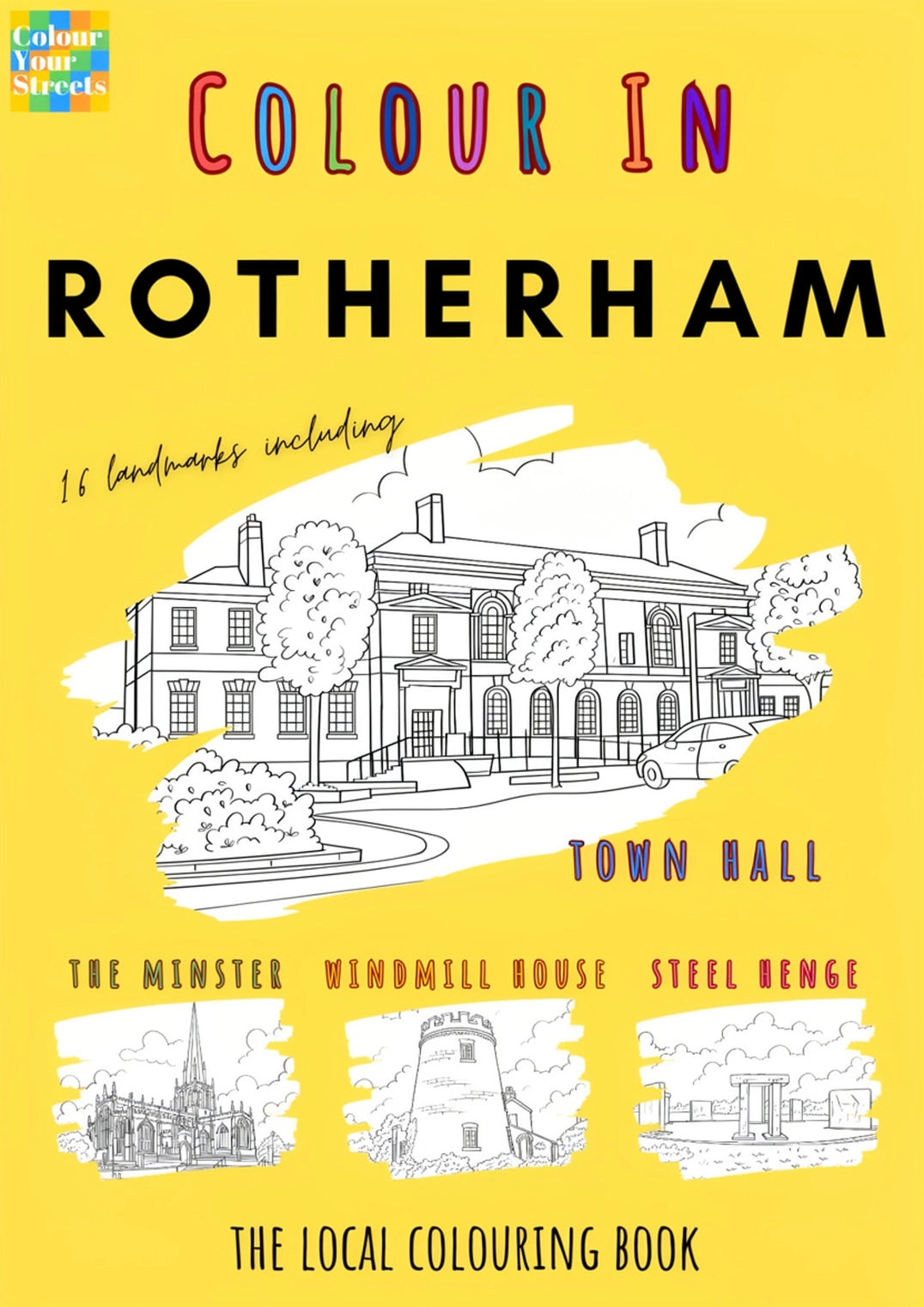 Colour in Rotherham A4 Colouring Book - The Great Yorkshire Shop