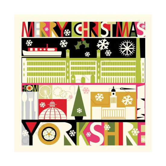 South Yorkshire Scape Christmas Card - The Great Yorkshire Shop