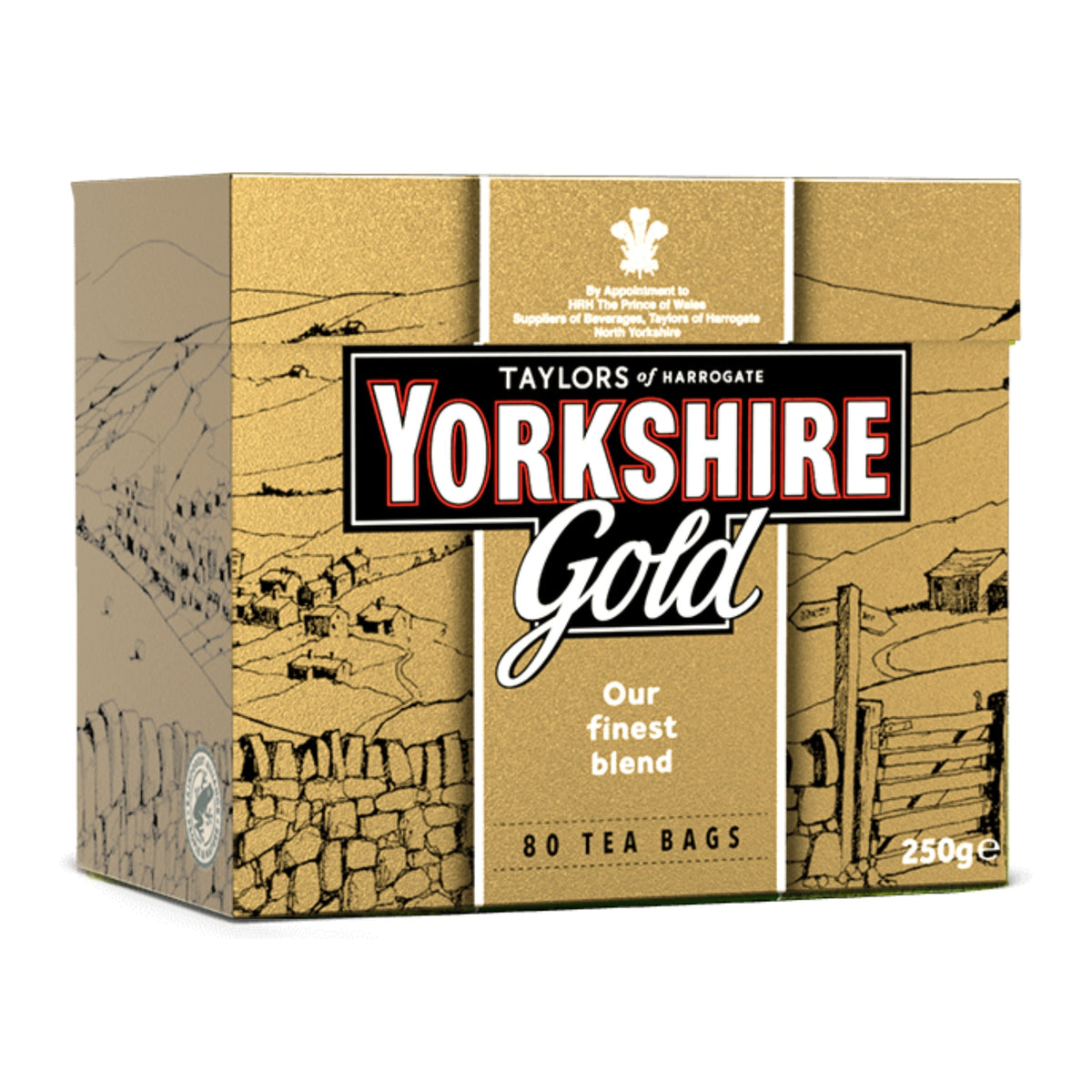 Yorkshire Tea Label Yorkshire Tea Gold 80 Tea Bags | The Great Yorkshire Shop