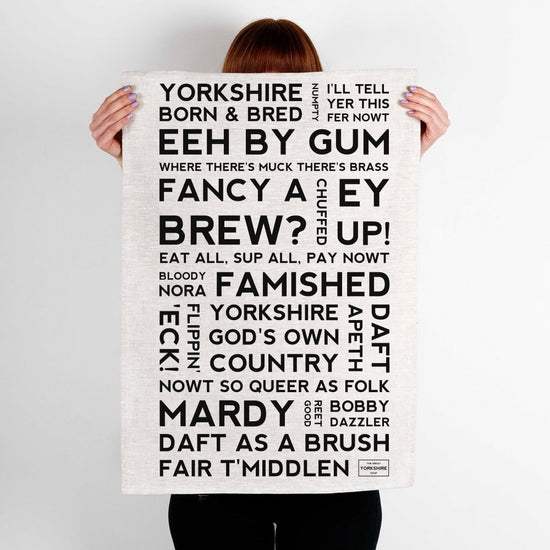 Yorkshire Dialect Tea Towel The Great Yorkshire Shop