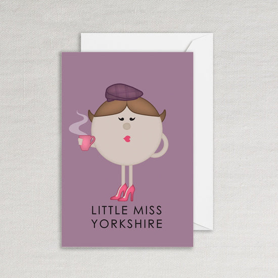 Little Miss Yorkshire Card - The Great Yorkshire Shop