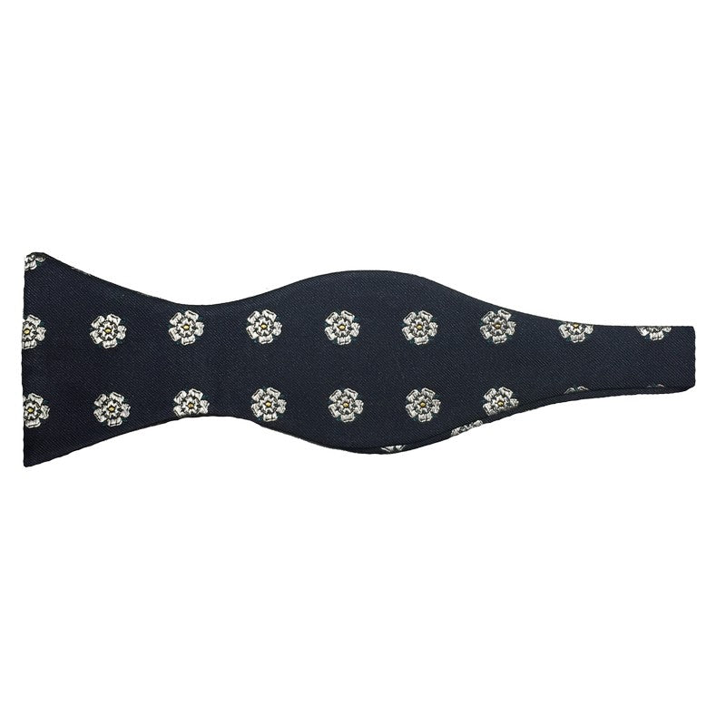 Yorkshire Rose Silk Self Bow Tie - The Great Yorkshire Shop