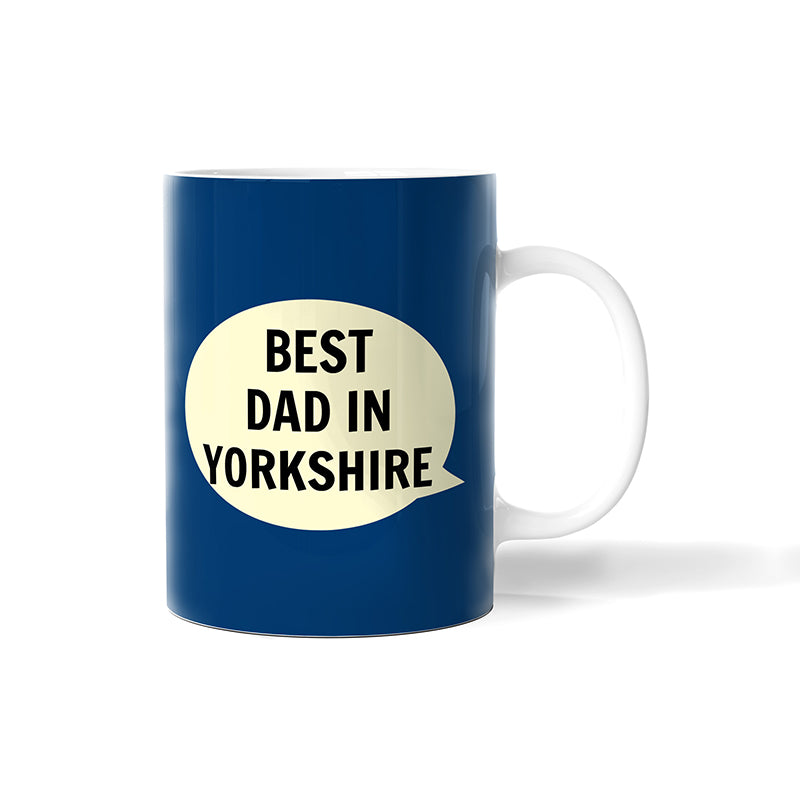 Best Dad in Yorkshire Bone China Mug - The Great Yorkshire Shop