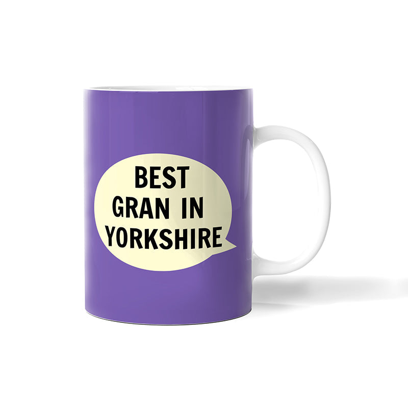 Best Gran in Yorkshire Bone China Mug - The Great Yorkshire Shop