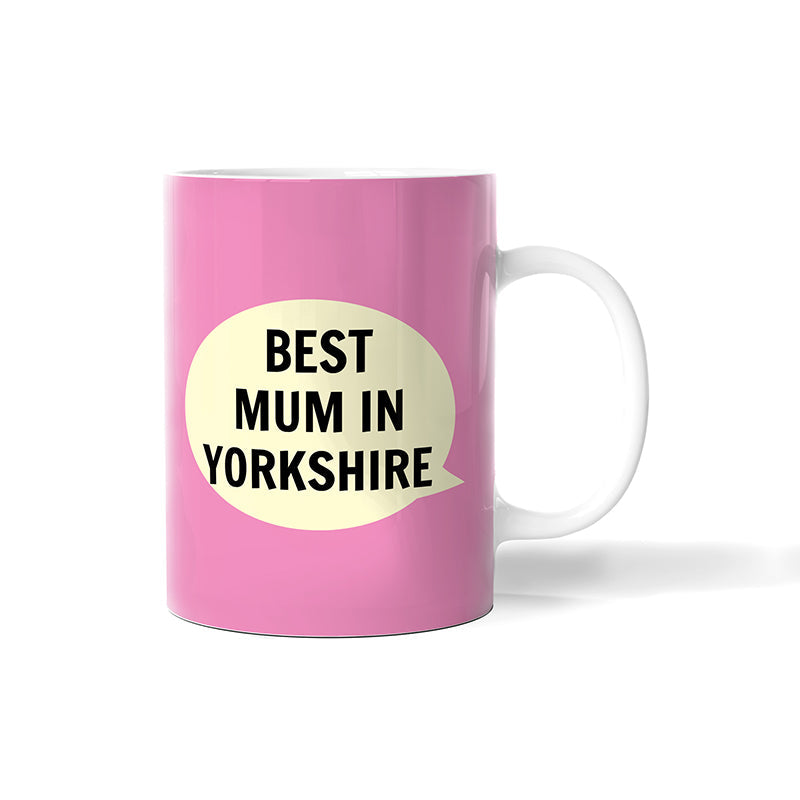 Best Mum In Yorkshire Bone China Mug - The Great Yorkshire Shop