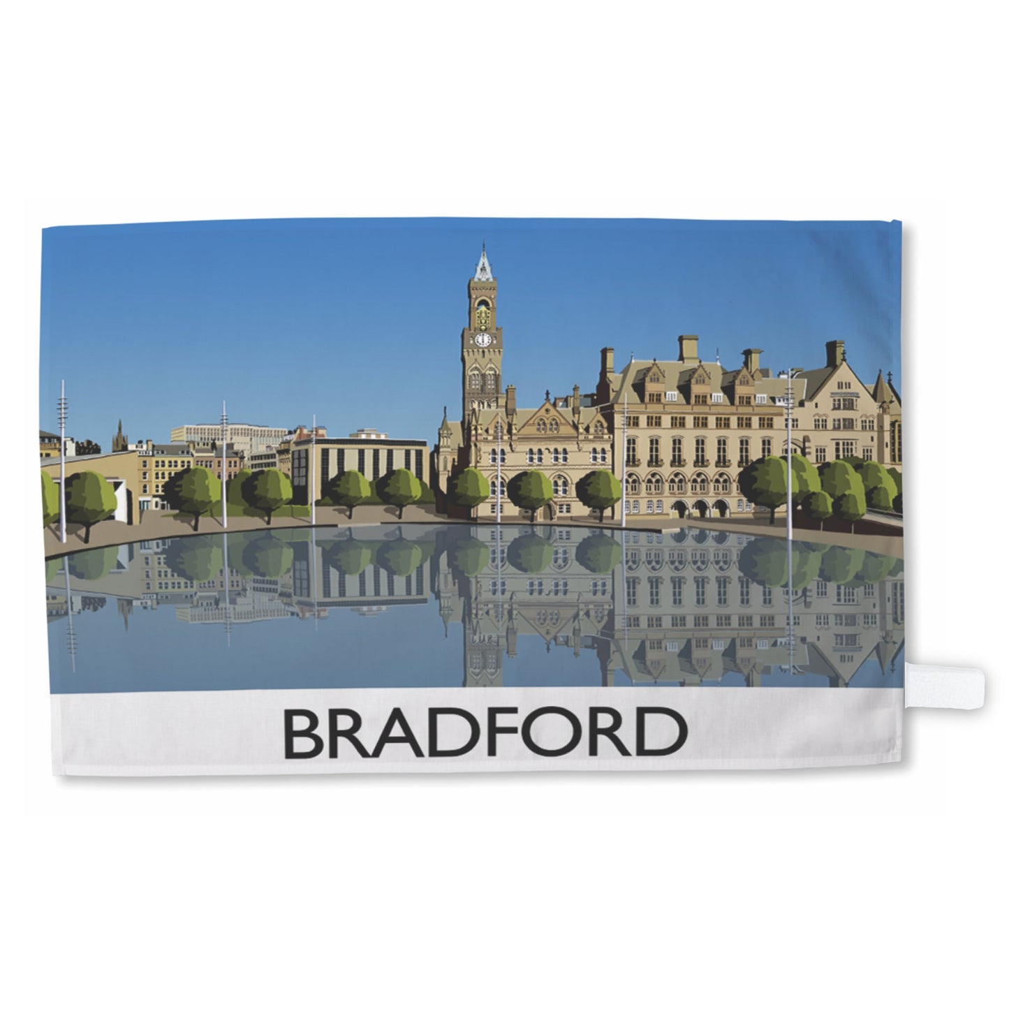 Bradford Tea Towel - The Great Yorkshire Shop