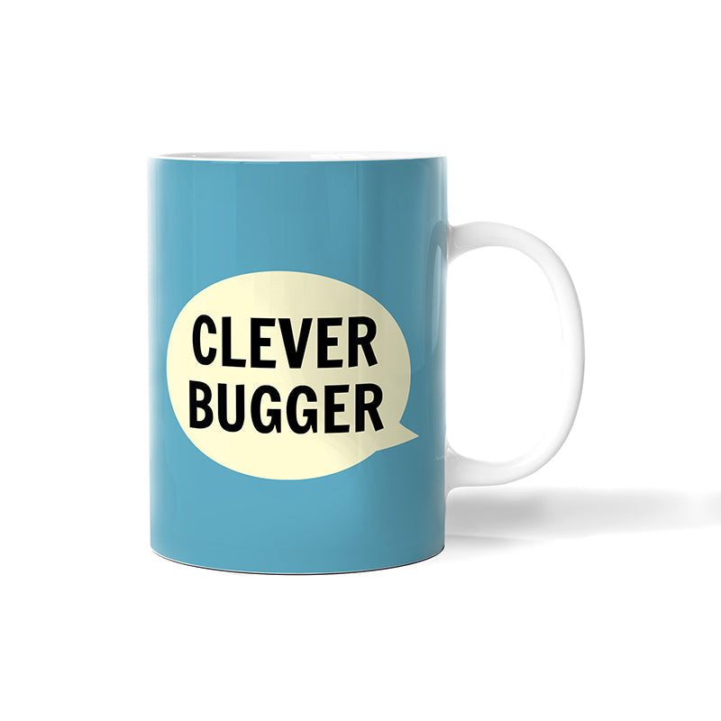 Clever Bugger Bone China Mug - The Great Yorkshire Shop