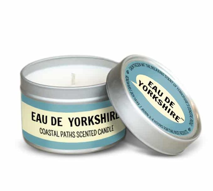 Load image into Gallery viewer, Coastal Paths Eau De Yorkshire Scented Candle - The Great Yorkshire Shop

