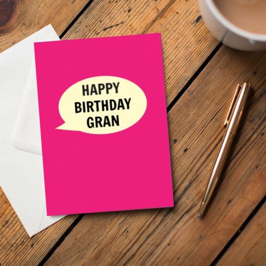 Happy Birthday Gran Card - The Great Yorkshire Shop