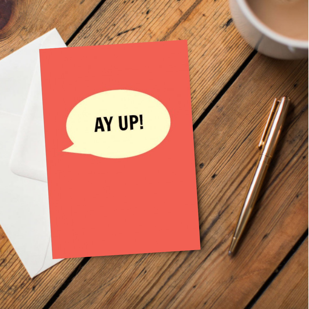 Load image into Gallery viewer, Ay Up! Card - The Great Yorkshire Shop
