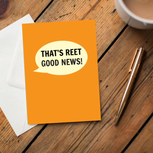 That's Reet Good News Card - The Great Yorkshire Shop