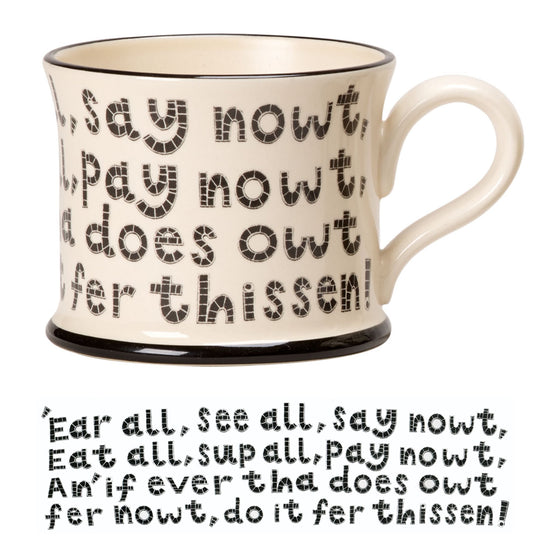 'Ear All See All Say Nowt Mug - The Great Yorkshire Shop
