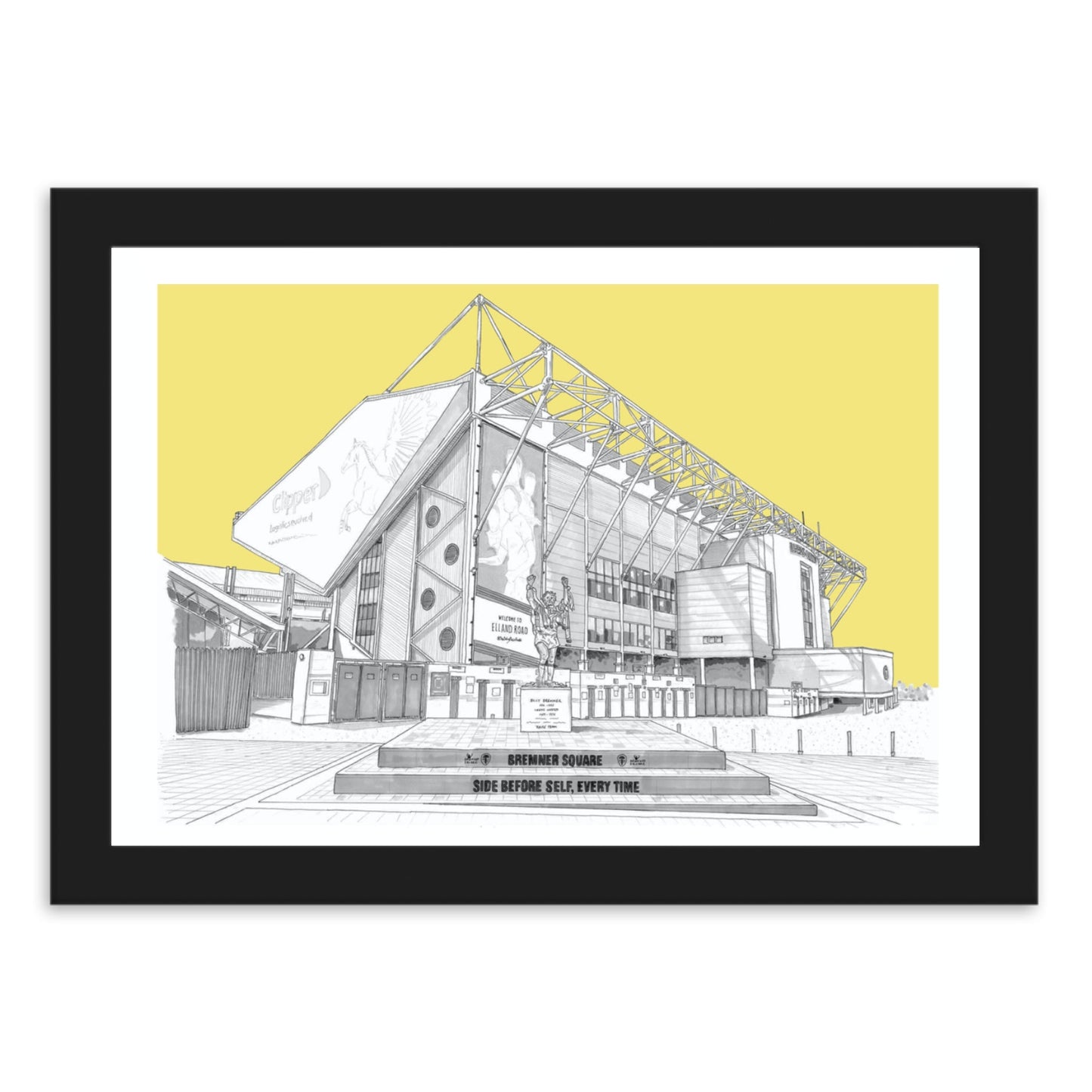 Elland Road, Leeds United Football Stadium Print - The Great Yorkshire Shop