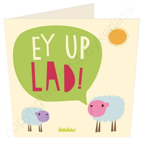 Ey Up Lad! Card - The Great Yorkshire Shop