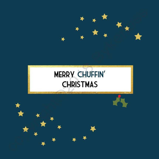 Merry Chuffin' Christmas Card - The Great Yorkshire Shop