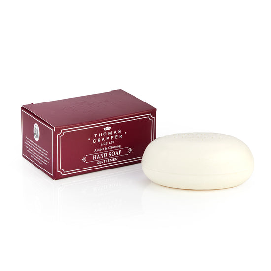 Thomas Crapper & Co Amber & Ginseng Cleansing Bar 225g - The Great Yorkshire Shop