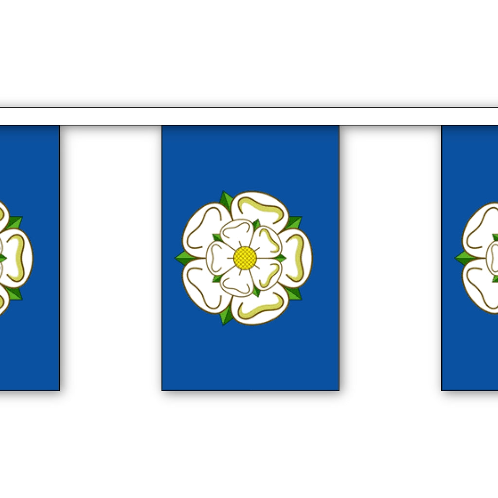 Load image into Gallery viewer, Giant Yorkshire Flag Bunting - The Great Yorkshire Shop
