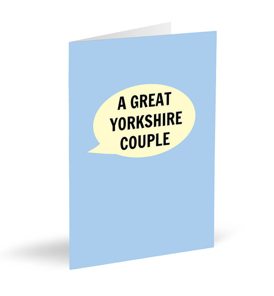 A Great Yorkshire Couple Card - The Great Yorkshire Shop
