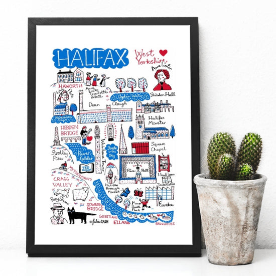 Halifax Cityscape Print - The Great Yorkshire Shop