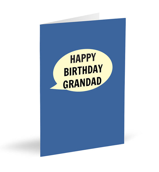 Happy Birthday Grandad Card - The Great Yorkshire Shop