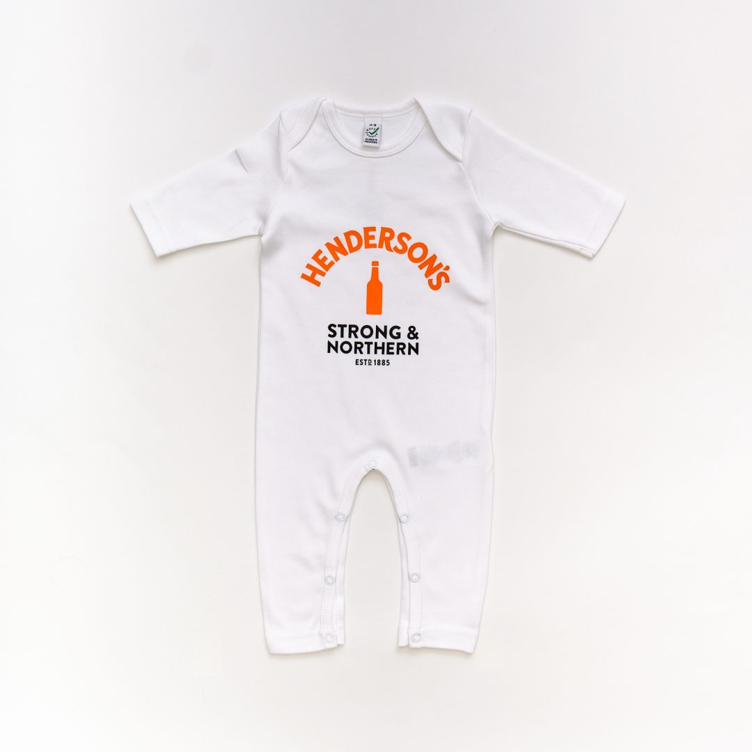 Henderson's Relish 100% Cotton Babygrow - The Great Yorkshire Shop
