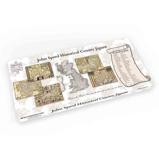 West Riding of Yorkshire Historical Map 1000 Piece Jigsaw Puzzle - The Great Yorkshire Shop