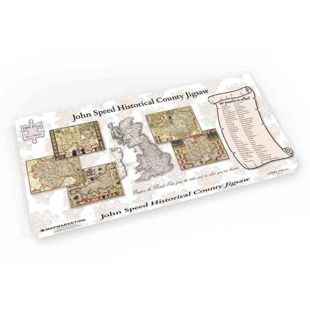 North & East Riding of Yorkshire Historical Map 1000 Piece Jigsaw Puzzle - The Great Yorkshire Shop