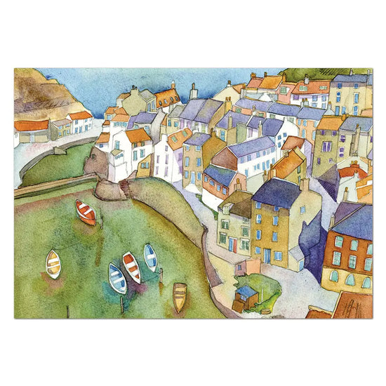 Yorkshire Harbour Illustrated 1000 Piece Jigsaw - The Great Yorkshire Shop