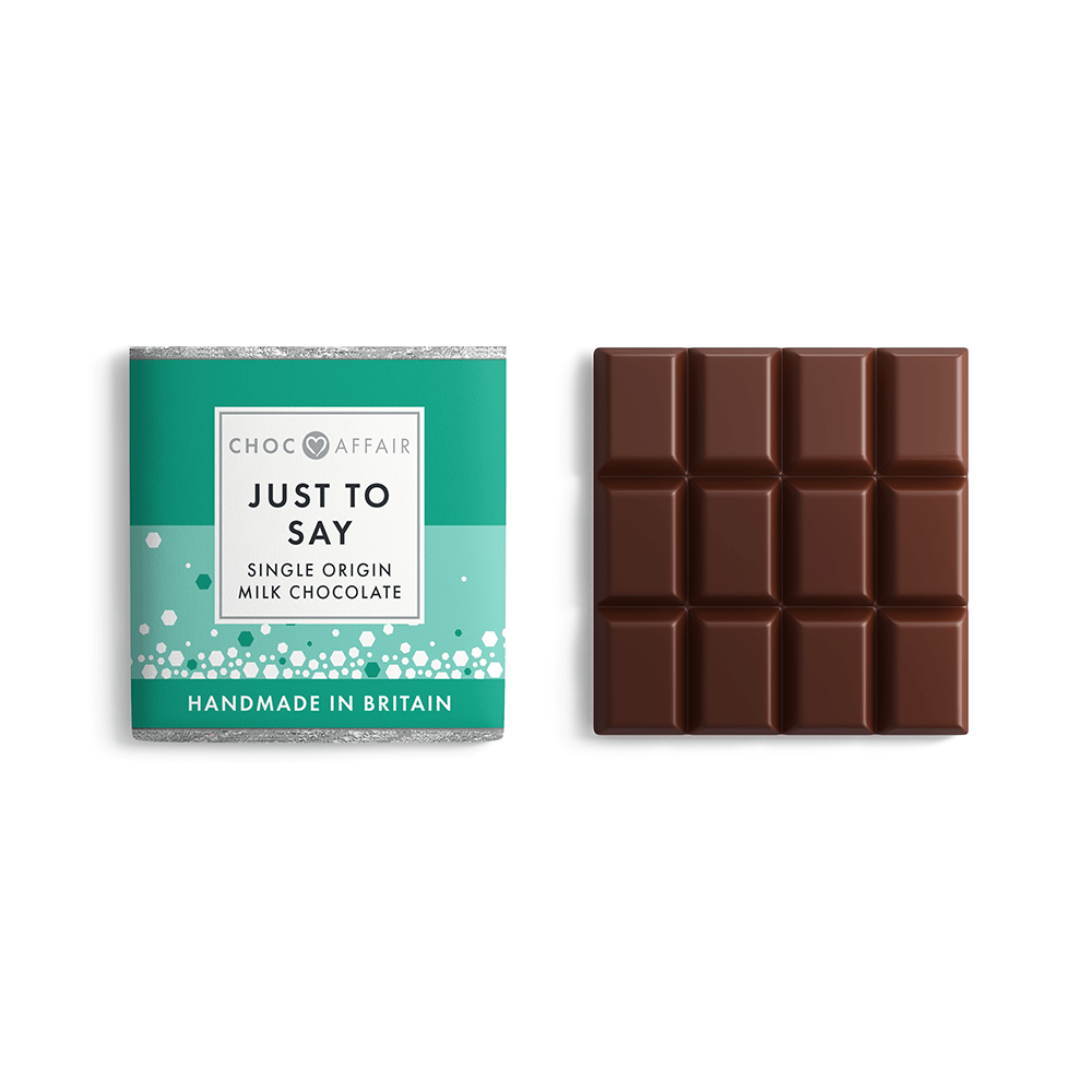 Just to Say Milk Chocolate Bar - The Great Yorkshire Shop