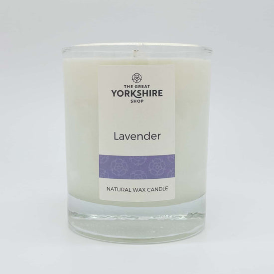 Lavender Natural Wax Candle - The Great Yorkshire Shop