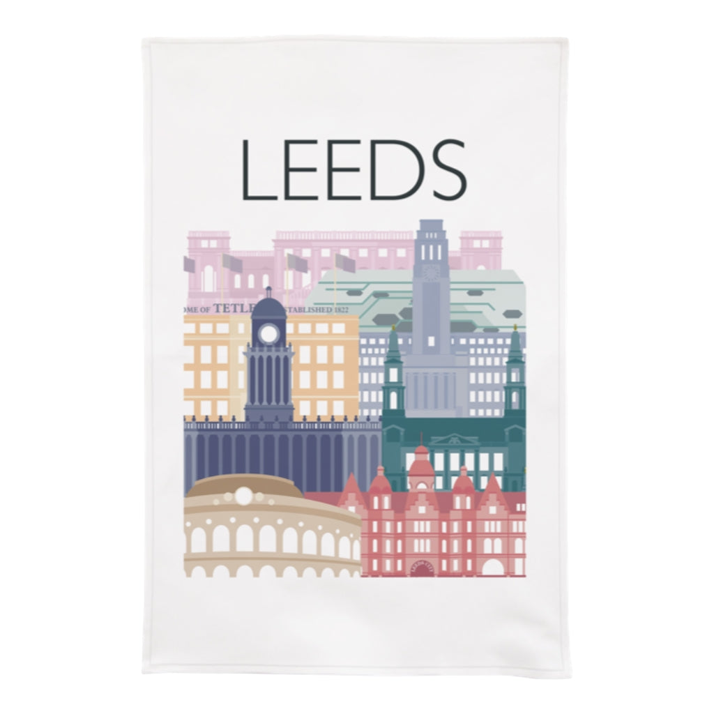 Leeds City Tea Towel - The Great Yorkshire Shop