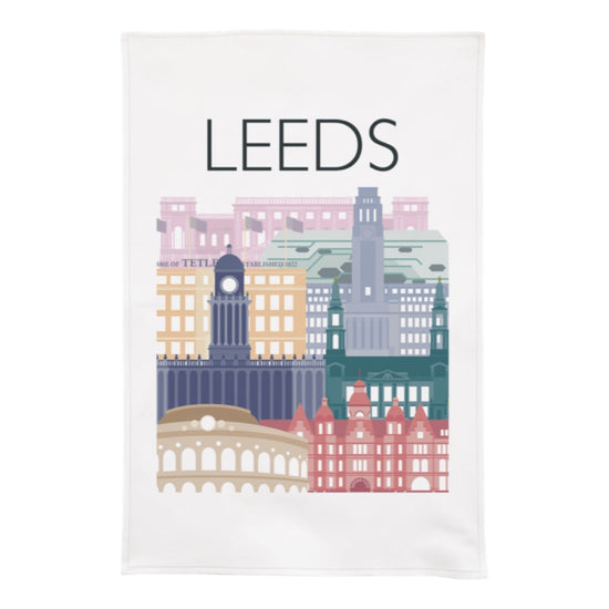 Leeds City Tea Towel - The Great Yorkshire Shop