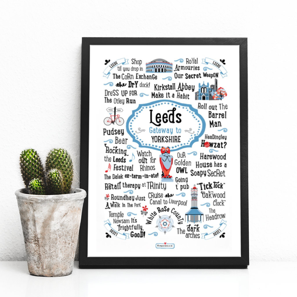 Load image into Gallery viewer, Leeds Talk of the Town Print - The Great Yorkshire Shop
