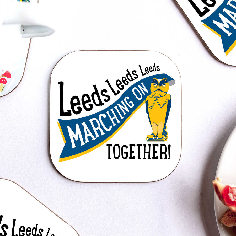 Marching on Together Coaster - The Great Yorkshire Shop