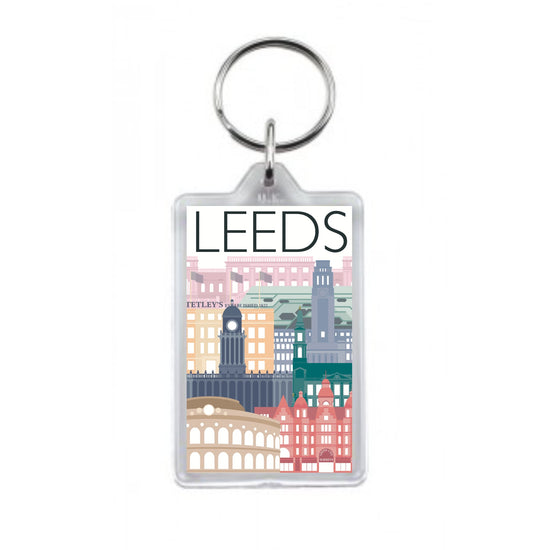 Leeds City Keyring - The Great Yorkshire Shop