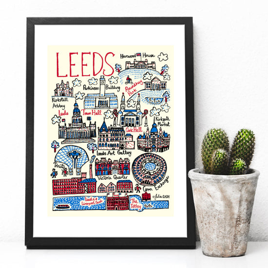 Leeds Cityscape Print - The Great Yorkshire Shop